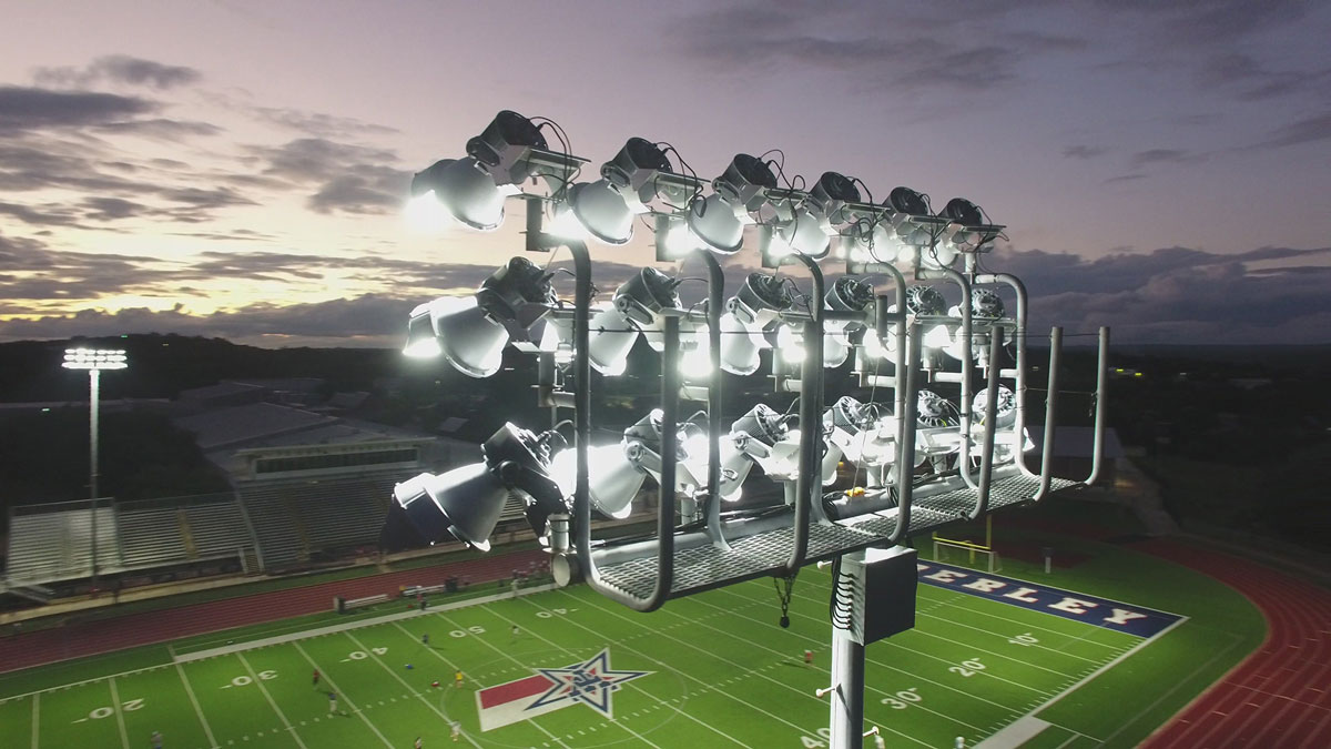 Wimberley High School - Football Stadium Lighting