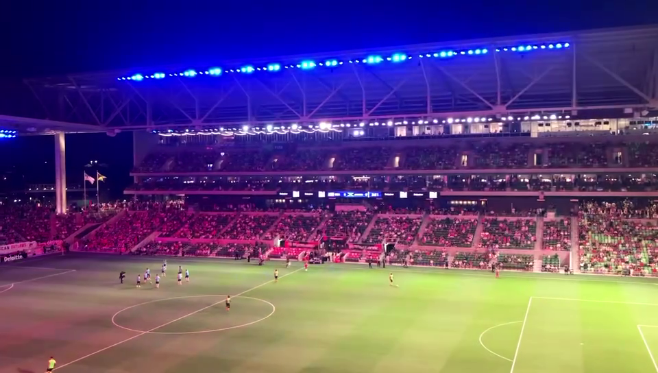Austin FC - Q2 Stadium In-game Light Show